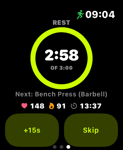 Watch screen